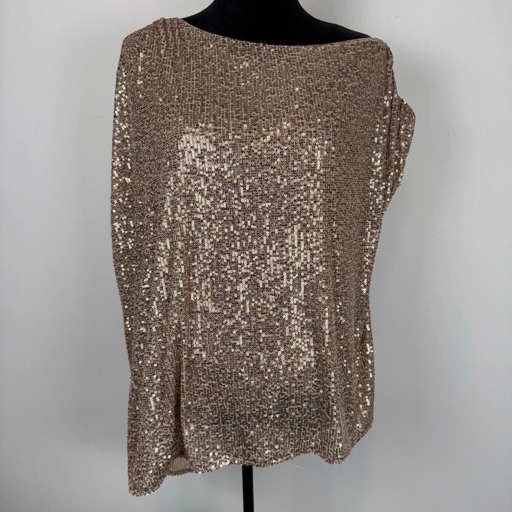 Torrid Sequin NWT Off Shoulder Short Sleeve Gold Shimmer Loose Fit Plus Size Top